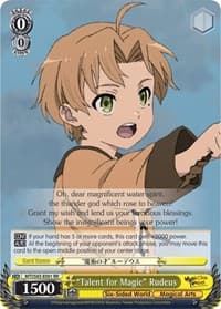 "Talent for Magic" Rudeus