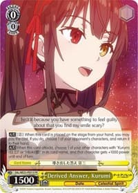Derived Answer, Kurumi (Foil)