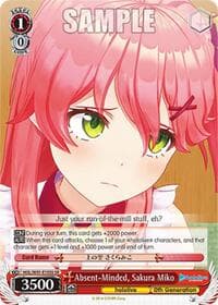 Absent-Minded, Sakura Miko (SR)
