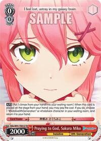 Praying to God, Sakura Miko
