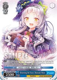 Returning the Favor, Murasaki Shion (SP)