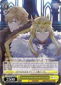 Unwavering Loyalty, Gawain & The Lion King (SR)