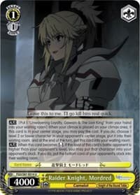 Raider Knight, Mordred
