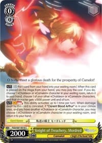 Knight of Treachery, Mordred