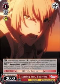 Setting Sun, Bedivere