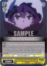 Choice for Survival, Lili (Foil)