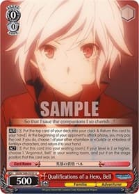 Qualifications of a Hero, Bell