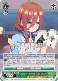 Intensive Training, Miku Nakano (SR)