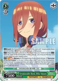 Irreplaceable Bond, Miku Nakano
