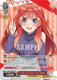 Gentle and Sincere, Itsuki Nakano (OFR)