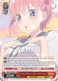 Secretly Making an Effort, Ichika Nakano