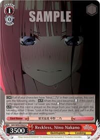 Reckless, Nino Nakano