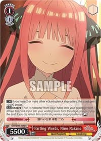 Parting Words, Nino Nakano