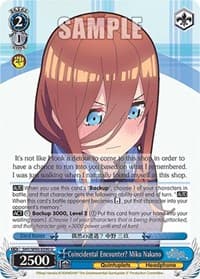 Coincidental Encounter? Miku Nakano