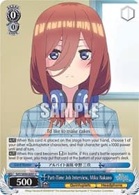 Part-Time Job Interview, Miku Nakano