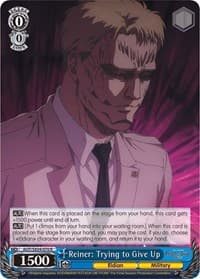 Reiner: Trying to Give Up