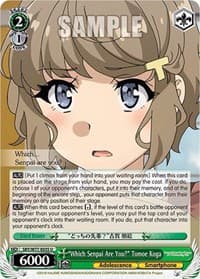 "Which Senpai Are You?" Tomoe Koga
