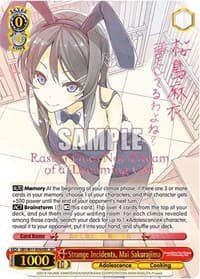 Strange Incidents, Mai Sakurajima (SEC)