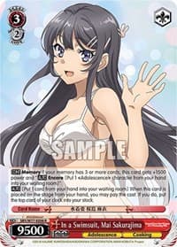 In a Swimsuit, Mai Sakurajima