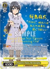 Respective Choices, Mai Sakurajima (SP) (Serial Numbered)
