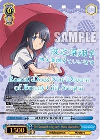 Girl Shrouded in Mystery, Shoko Makinohara (SEC) (Silver Stamped)