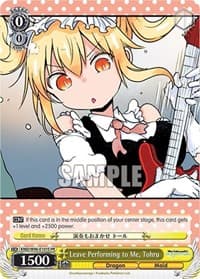 Leave Performing to Me, Tohru (Foil)