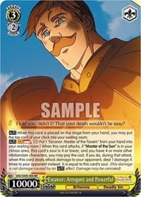 Escanor: Arrogant and Powerful
