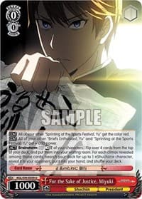 For the Sake of Justice, Miyuki
