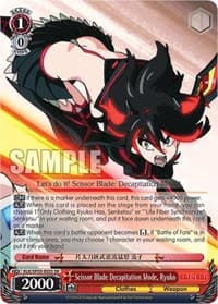 Scissor Blade Decapitation Mode, Ryuko (SR)