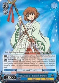 Disciple of Shiroe, Minori (SR)