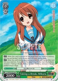 Taking a Break, Mikuru (SR)