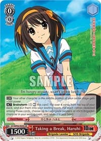 Taking a Break, Haruhi (SR)