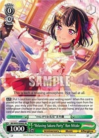 "Relaxing Sakura Party" Ran Mitake (SR)