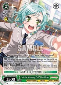 "Join the Astronomy Club" Hina Hikawa