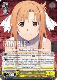 Unbreakable Hope, Asuna (SR)