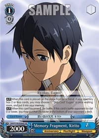Memory Fragment, Kirito (SR)