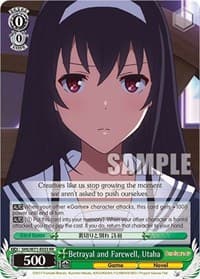 Betrayal and Farewell, Utaha