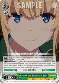 Growth and Departure, Eriri