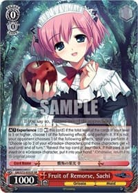 Fruit of Remorse, Sachi (SR)