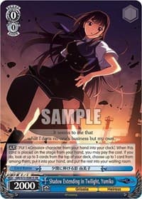 Shadow Extending in Twilight, Yumiko (SR)
