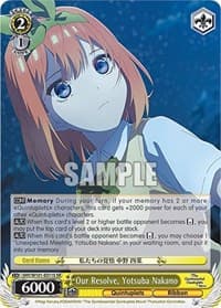 Our Resolve, Yotsuba Nakano (SR)
