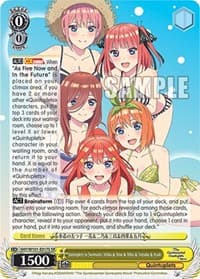 Quintuplets in Swimsuits, Ichika & Nino & Miku & Yotsuba & Itsuki (SR)
