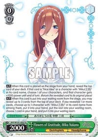 Flowers of Gratitude, Miku Nakano