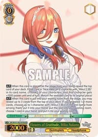 Flowers of Gratitude, Miku Nakano (HYR)