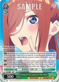 Checking Out the Competition? Miku Nakano (SR)