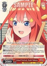 School Festival, Itsuki Nakano (SR)