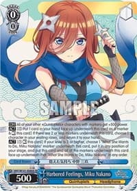 Harbored Feelings, Miku Nakano (SR)
