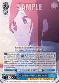 A Self She Could Like, Miku Nakano (SR)