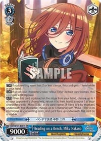 Reading on a Bench, Miku Nakano (SR)