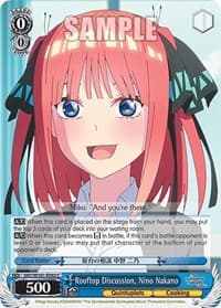 Rooftop Discussion, Nino Nakano
